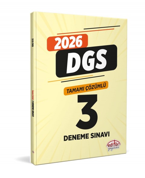 2026 DGS Tamamı Çözümlü 3 Deneme Sınavı