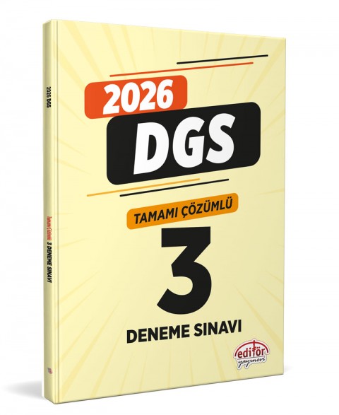 2026 DGS Tamamı Çözümlü 3 Deneme Sınavı