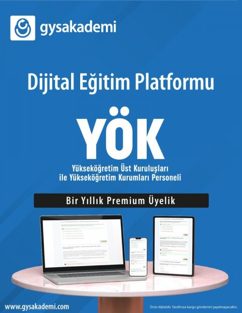 2026 GYS YÖK Merkezi Sınavı Dijital Eğitim Platformu (www.gysakademi.com 1 Yıllık Premium)