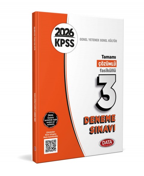 2026 KPSS Genel Yetenek Genel Kültür Tamamı Çözümlü 3 Fasikül Deneme Sınavı