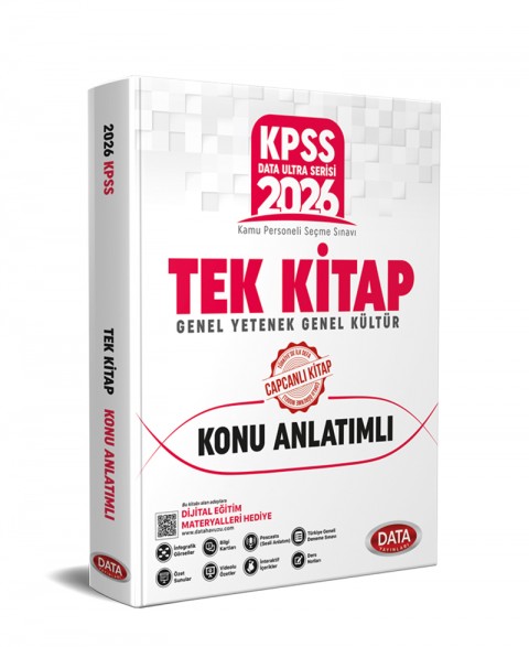 2026 KPSS Genel Yetenek - Genel Kültür Tek Kitap Konu Anlatımlı + Dijital Eğitim Platformu Hediye