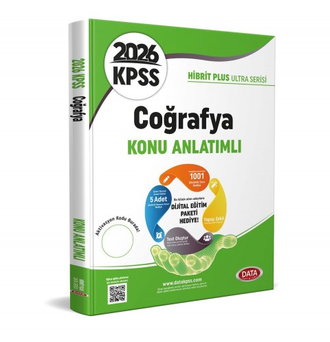 2026 KPSS Hibrit Plus Ultra Serisi Coğrafya Konu Anlatımlı + Dijital Eğitim Platformu Hediye