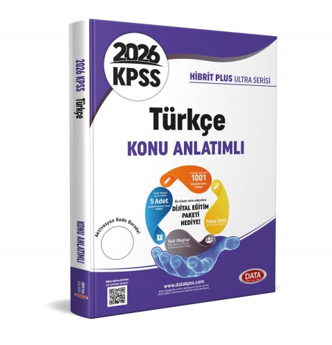 2026 KPSS Hibrit Plus Ultra Serisi Türkçe Konu Anlatımlı + Dijital Eğitim Platformu Hediye