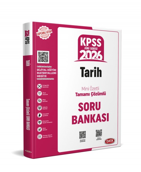 2026 KPSS Jüri Serisi Tarih Mini Özetli Tamamı Çözümlü Soru Bankası + Dijital Eğitim Platformu Hediye