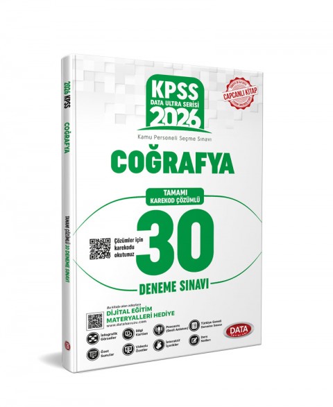 2026 KPSS Ultra Serisi Coğrafya 30 Deneme Sınavı