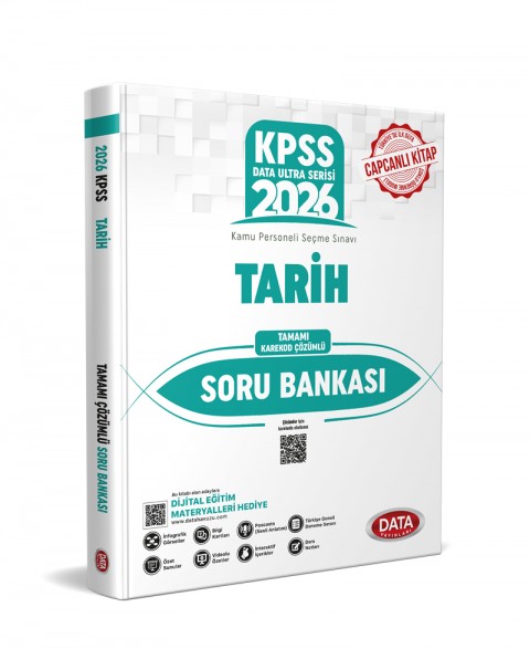 2026 KPSS Ultra Serisi Tarih Soru Bankası - Karekod Çözümlü + Dijital Eğitim Platformu Hediye