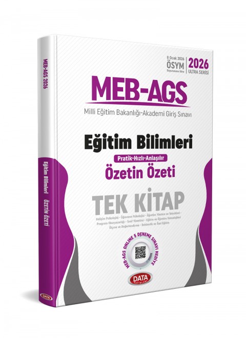 2026 MEB-AGS Eğitim Bilimleri Tek Kitap Özetin Özeti