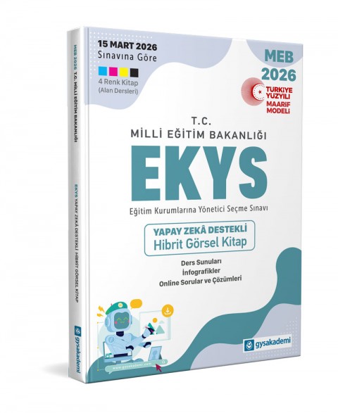 2026 MEB Yapay Zeka Destekli EKYS gysakademi Ders Notları