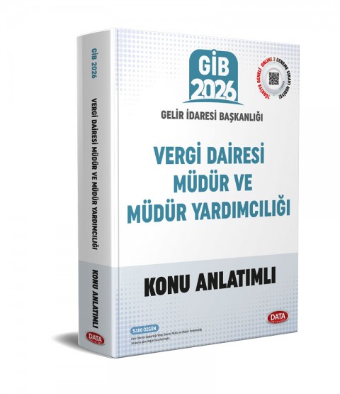 2026 Vergi Dairesi Müdür ve Müdür Yardımcılığı Sınavı Konu Anlatımlı