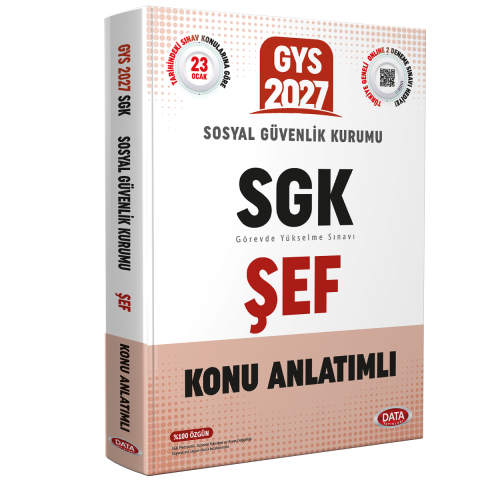 2027 Sosyal Güvenlik Kurumu (SGK) Şef GYS Konu Anlatımlı