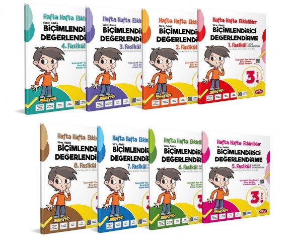 3. Sınıf Biçimlendirici Değerlendirme Hafta Hafta Etkinlikleri (8 Fasikül)