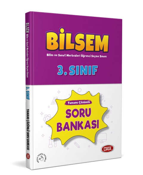 3. Sınıf Bilsem Tamamı Çözümlü Soru Bankası - Data Yayınları
