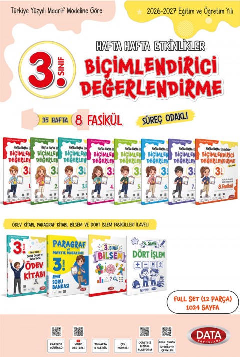 3. Sınıf Hafta Hafta Etkinlikler Set (FULL)