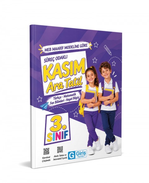 3. Sınıf Süreç Odaklı Kasım Ara Tatil Kitabı