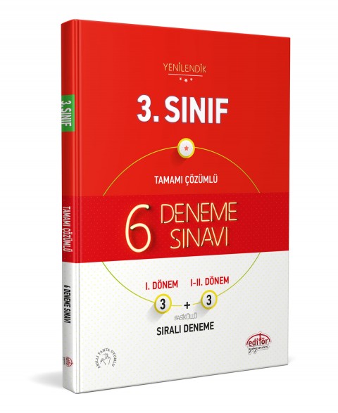 3. Sınıf Tamamı Çözümlü 6 Deneme Sınavı Fasiküllü