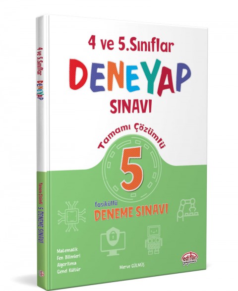 4-5. Sınıf Deneyap Tamamı Çözümlü 5 Deneme Sınavı
