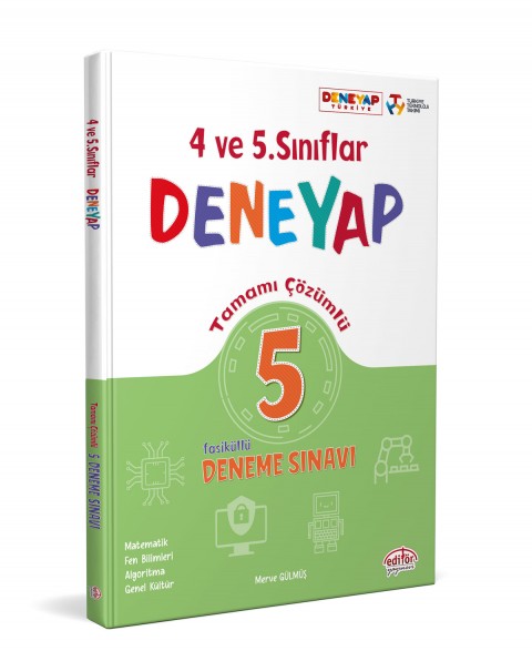 4-5. Sınıf Deneyap Tamamı Çözümlü 5 Deneme Sınavı