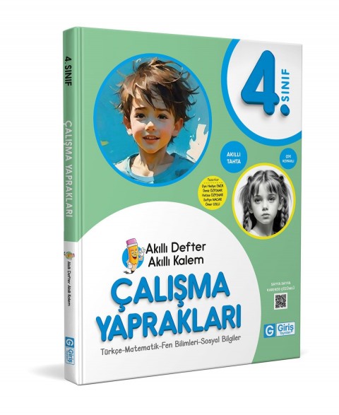 4. Sınıf Akıllı Defter Akıllı Kalem Çalışma Yaprakları
