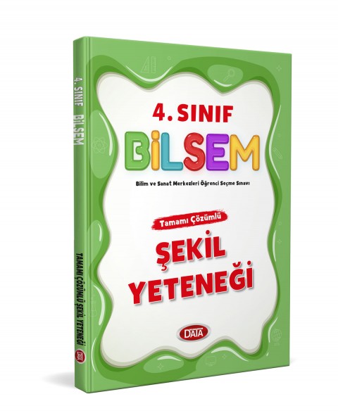 4. Sınıf Bilsem Tamamı Çözümlü Şekil Yeteneği - Data Yayınları