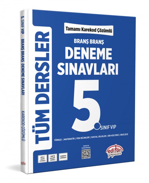 5. Sınıf Tüm Dersler Branş Branş Tamamı Çözümlü Deneme Sınavları