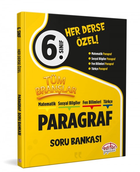 6. Sınıf Tüm Branşlar Paragraf Soru Bankası