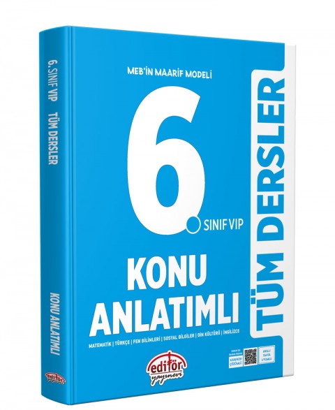 6. Sınıf VIP Tüm Dersler Konu Anlatımlı