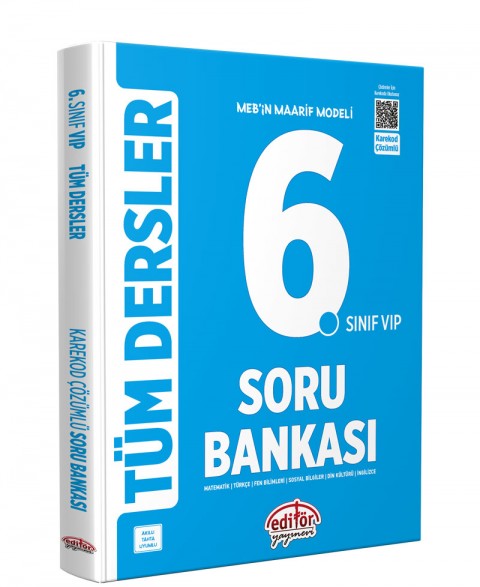 6. Sınıf VIP Tüm Dersler Soru Bankası