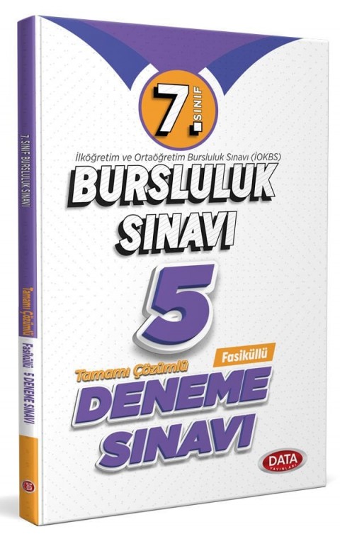 7. Sınıf Bursluluk Sınavı Tamamı Çözümlü 5 Deneme Sınavı