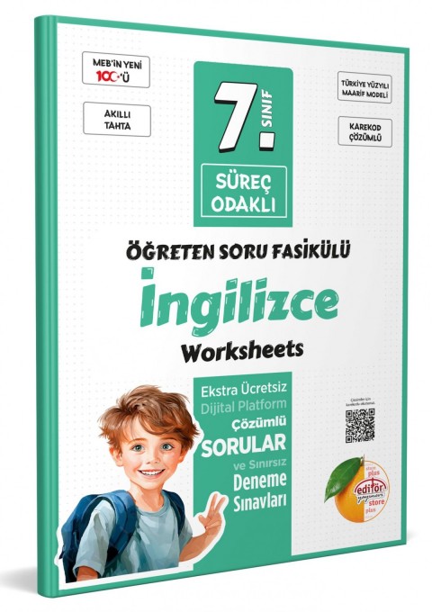 7. Sınıf Süreç Odaklı İngilizce  Öğreten Soru Fasikülü Bayilik - Karekod Çözümlü