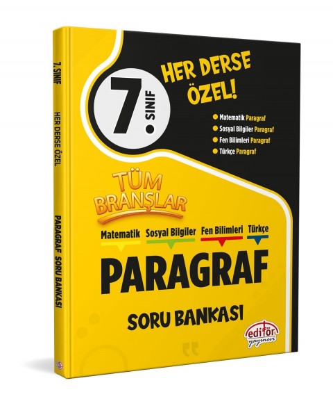 7. Sınıf Tüm Branşlar Paragraf Soru Bankası