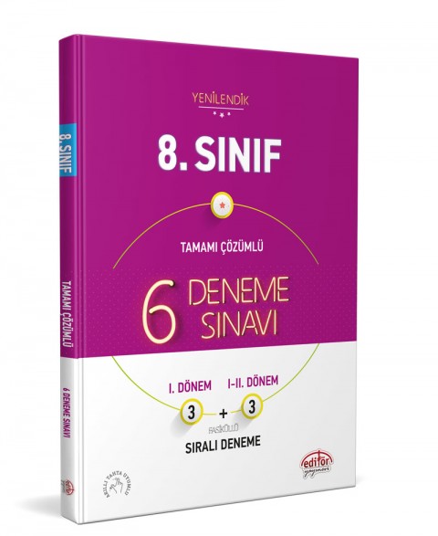8. Sınıf 6 Deneme Sınavı Tamamı Çözümlü