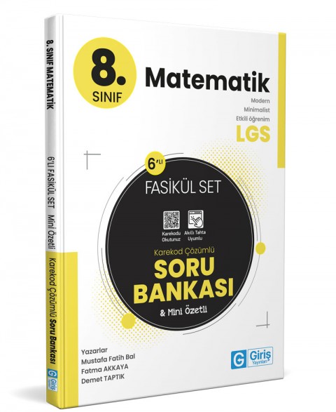 8. Sınıf Matematik LGS 6'lı Fasikül Set Soru Bankası