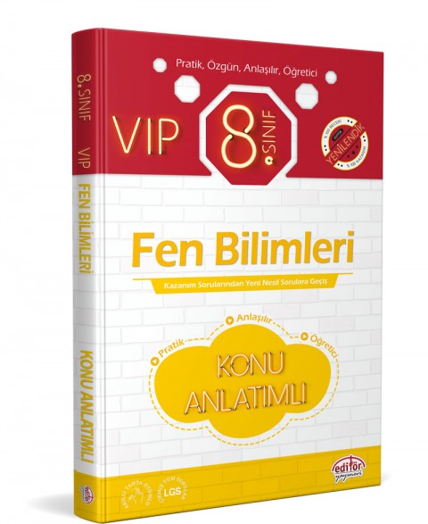 8. Sınıf VIP Fen Bilimleri Konu Anlatımlı