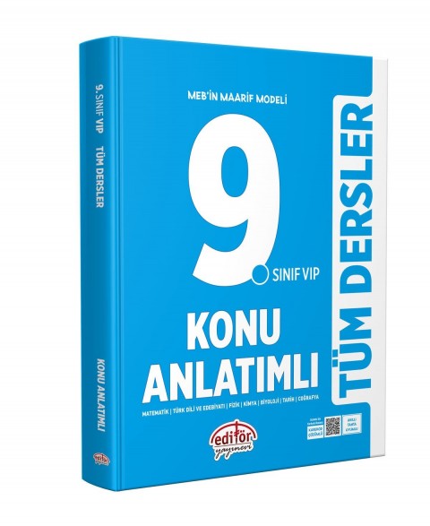 9. Sınıf VIP Tüm Dersler Konu Anlatımlı