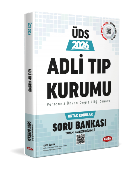 Adli Tıp Kurumu 2026 ÜDS Ortak Konular Soru Bankası (Tamamı Karekod Çözümlü )
