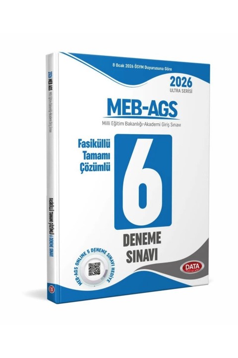 AGS Fasiküllü Tamamı Çözümlü 6 Deneme Sınavı