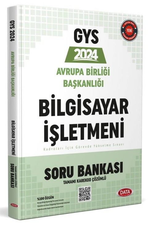 Avrupa Birliği Başkanlığı Bilgisayar İşletmeni GYS Soru Bankası - Karekod Çözümlü