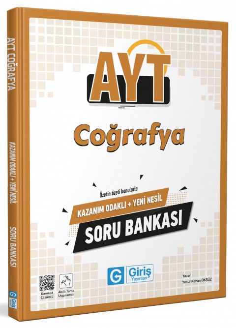 AYT Coğrafya Kazanım Odaklı ve Yeni Nesil Soru Bankası - Giriş Yayınları