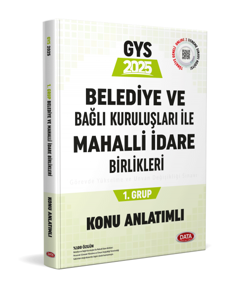 Belediye ve Bağlı Kuruluşları İle Mahalli İdare Birlikleri 1. Grup Konu Anlatımlı