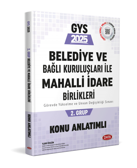 Belediye ve Bağlı Kuruluşları İle Mahalli İdare Birlikleri 2. Grup Konu Anlatımlı