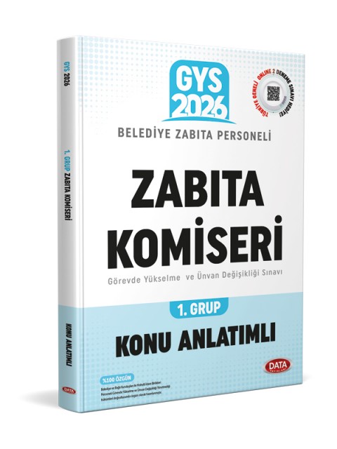 Belediye Zabıta Personeli Zabıta Komiseri 2026 GYS 1. Grup Konu Anlatımlı + Soru Bankası