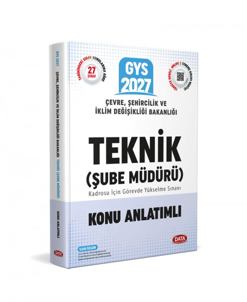 Çevre, Şehircilik ve İklim Değişikliği Bakanlığı Teknik (Şube Müdürü) Konu Anlatımlı