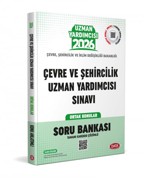 Çevre ve Şehircilik Bakanlığı Çevre ve Şehircilik Uzman Yardımcısı Sınavı Ortak Konular Soru Bankası - Karekod Çözümlü