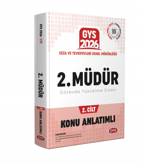 Ceza ve Tevkifevleri Ceza İnfaz Kurumu 2. Müdür GYS Konu Anlatımlı 1-2
