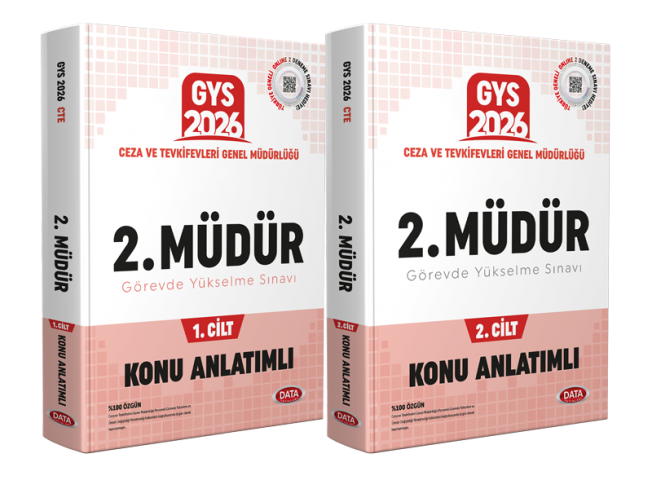 Ceza ve Tevkifevleri Ceza İnfaz Kurumu 2. Müdür GYS Konu Anlatımlı 1-2