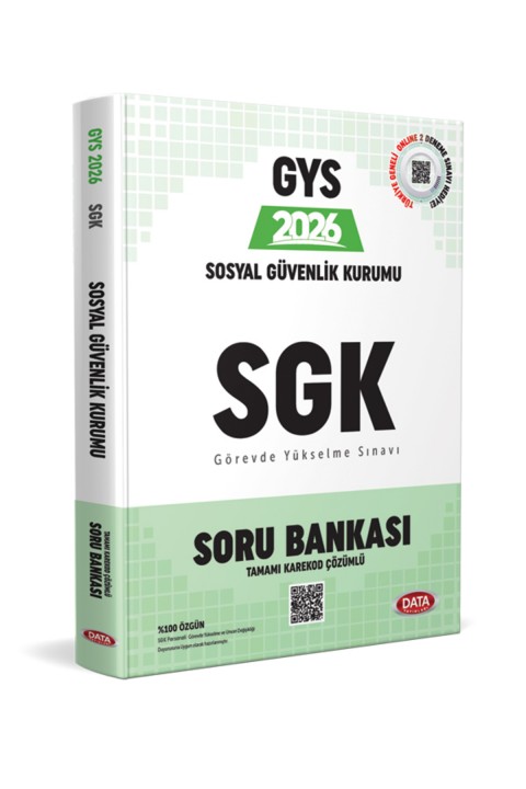 Data 2026 Sosyal Güvenlik Kurumu SGK GYS Soru Bankası - Karekod Çözümlü