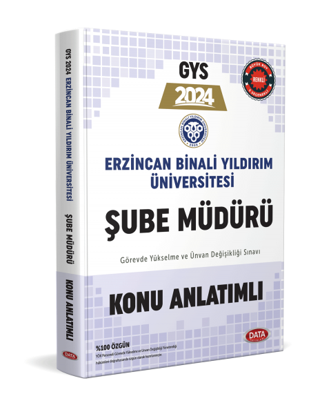 Erzincan Binali Yıldırım Üniversitesi ŞUBE MÜDÜRÜ GYS Konu Anlatımlı