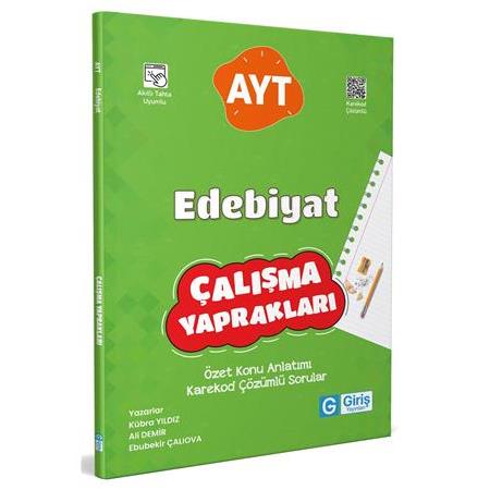 GİRİŞ AYT EDEBİYAT ÇALIŞMA YAPRAKLARI