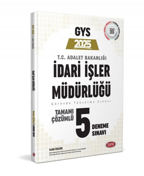 GYS Adalet Bakanlığı İdari İşler Müdürlüğü Çözümlü 5 Deneme Sınavı