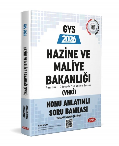 Hazine ve Maliye Bakanlığı (VHKİ) 2026 GYS Konu Anlatımlı Soru Bankası (Karekod Çözümlü)